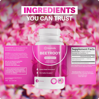 Beetroot 60 Cáps - Presión Arterial Saludable y Circulación Natural